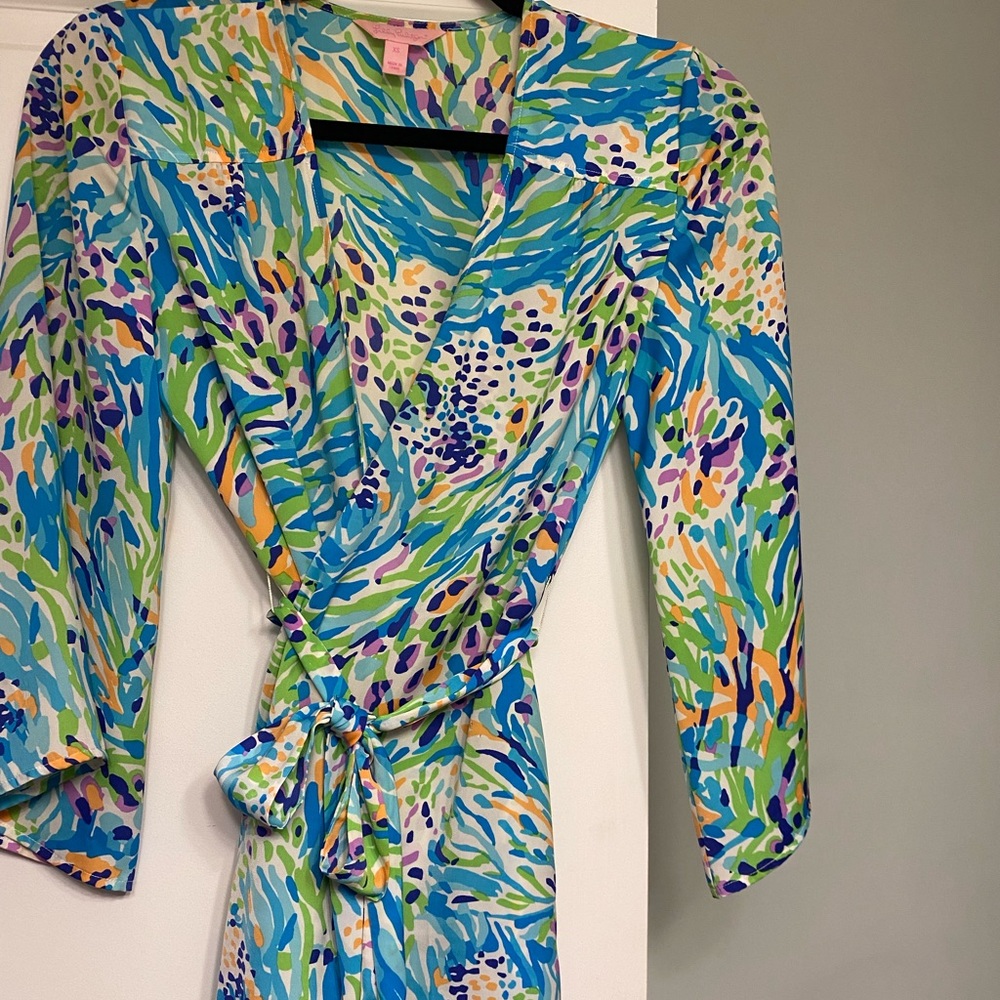 Lilly Pulitzer wrap shirt